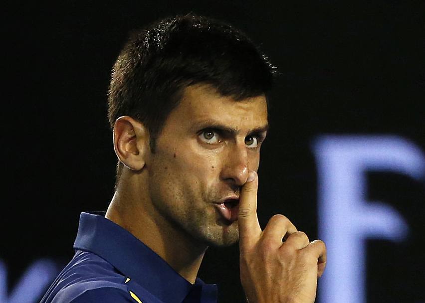 Djokovic zittisce il pubblico (Reuters)